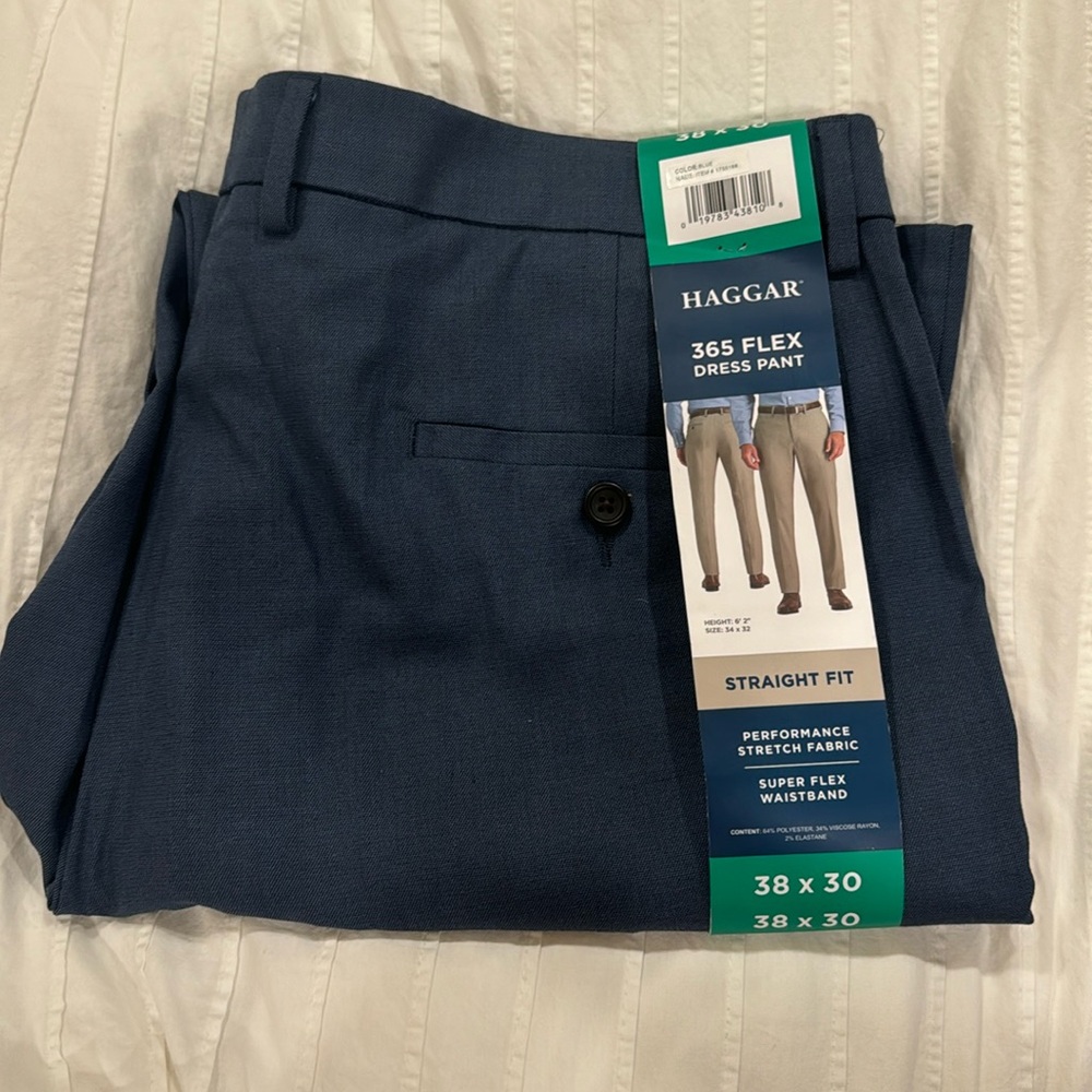 COPY - Haggar Straight Fit 365 Flex Dress Pant, 38x30